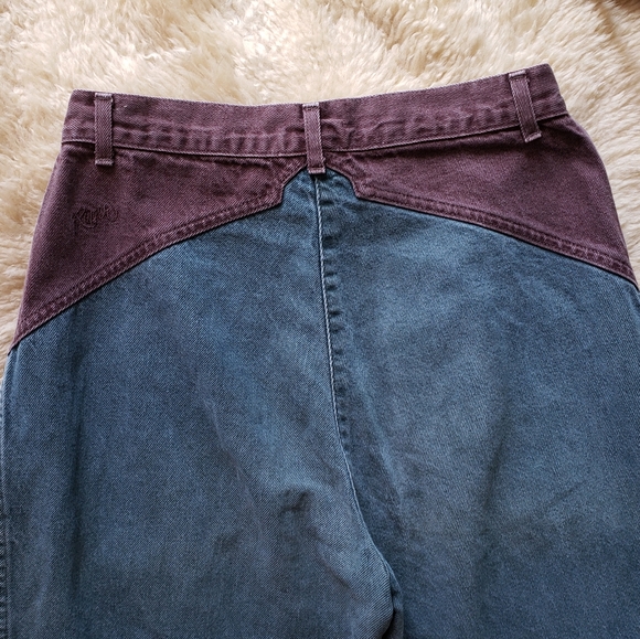 Ultra High Rise Two Tone Bareback Roper Jeans!! - Picture 6 of 7